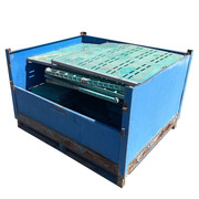 Contenedor Metálico con Puerta Azul Usado 100 x 120 x 59 cm 