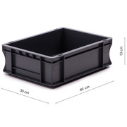 Caja Eurobox de Plástico 30 x 40 Ref. SPK 4311