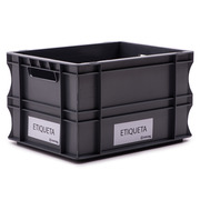Caja Sólida Gris Eurobox 30 x 40 x 23,5 cm SPK 4322