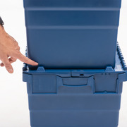 Caja de Plástico Azul Industrial Integra 40 x 60 cm Ref.SPKM 320
