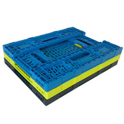 Caja Plástica Gris Plegable Apilable 30 x 40 x 11,4 cm Ref.PLS 4310  GO