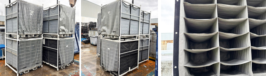 Embalajes metálicos de automoción vendidos en horas